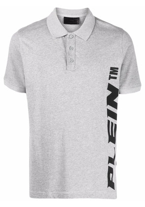 Philipp Plein logo short-sleeve polo shirt - Grey