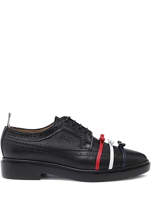 Thom Browne three-bow Longwing brogues - Black