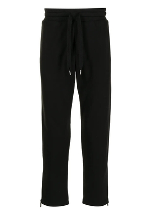 Ports V zip details track pants - Black