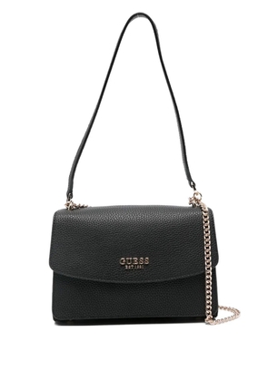 GUESS USA logo-plaque shoulder bag - Black
