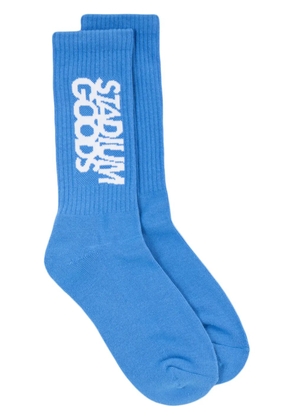 STADIUM GOODS® logo 'UNC' crew socks - Blue