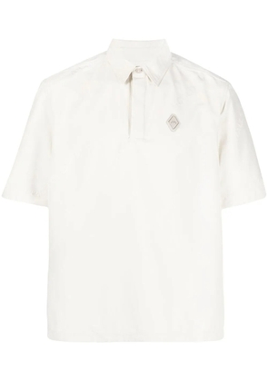A-COLD-WALL* Typeset polo shirt - Neutrals