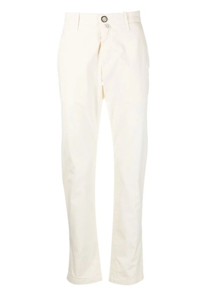 Jacob Cohën high-waisted straight jeans - White