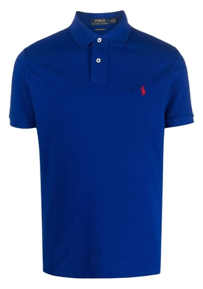 Polo Ralph Lauren logo-embroidered cotton polo-shirt - Blue