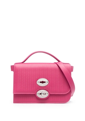 Zanellato Ella leather shoulder bag - Pink