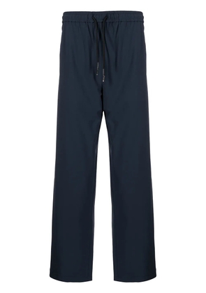 Off Duty embroidered-logo drawstring-waist track trousers - Blue