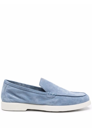 Moorer suede slip-on loafers - Blue
