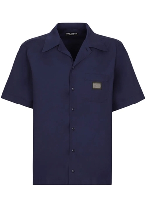 Dolce & Gabbana DG Essentials short-sleeve shirt - Blue