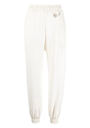 Philipp Plein elasticated track pants - White
