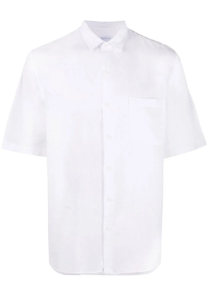 Sunspel short-sleeved linen shirt - White