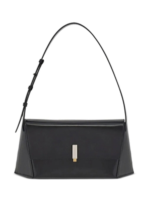 Ferragamo Geometric leather shoulder bag - Black