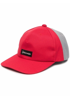 Undercover logo patch snapback cap - Red