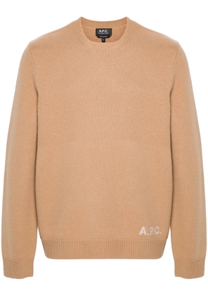 A.P.C. intarsia-knit sweater - Neutrals
