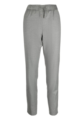 Fabiana Filippi drawstring straight-leg trousers - Grey