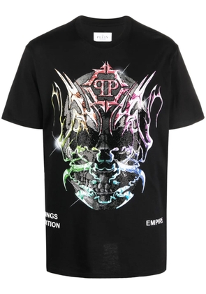 Philipp Plein SS Chrome round-neck T-shirt - Black