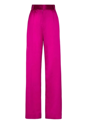 Philipp Plein high-waisted wide-leg trousers - Pink