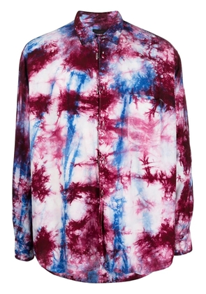 Comme Des Garçons Pre-Owned 2000s tie-dye shirt - Purple