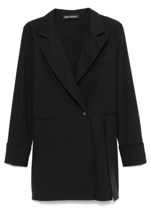 OUR LEGACY Blazer shirt - Black
