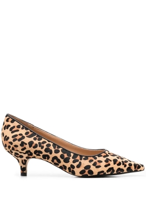 Age of Innocence Jacqueline 50mm leopard-print pumps - Neutrals