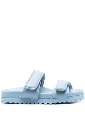GIABORGHINI side touch-strap fastening sandals - Blue