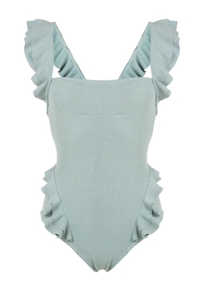 Clube Bossa Barbette square-neck one-piece - Blue