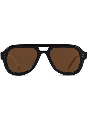 Thom Browne Eyewear pilot-frame sunglasses - Blue