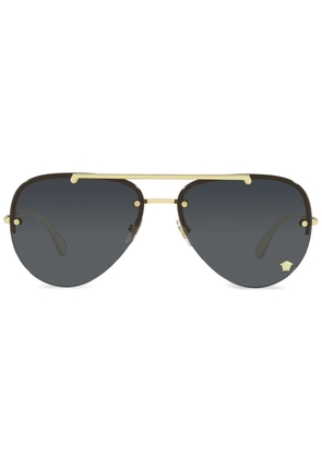 Versace Eyewear Medusa Glam pilot-frame sunglasses - Gold