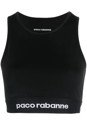 Rabanne Jersey Bodyline sports bra - Black