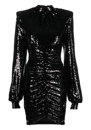Philipp Plein sequin-embellished dress - Black