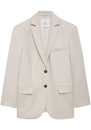 ANINE BING Quinn single-breasted blazer - Neutrals