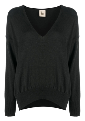 PAULA V-neck cashmere jumper - Green
