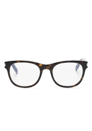 Saint Laurent Eyewear SL 663 square-frame glasses - Brown