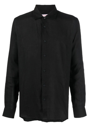 Orlebar Brown Giles long-sleeve linen shirt - Black