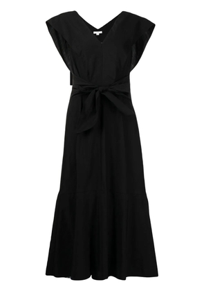 Vince V-neck sleeveless midi dress - Black
