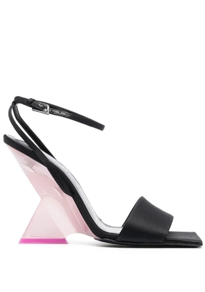 The Attico Cheope 105mm sandals - Black