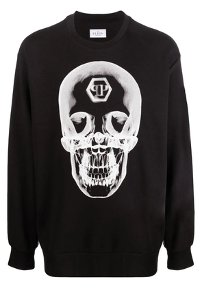 Philipp Plein skull print sweatshirt - Black