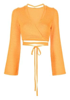 Cult Gaia Heather crop top - Gold