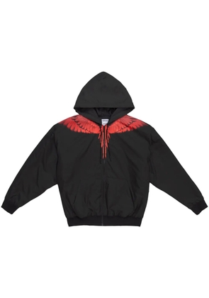 COUNTY OF MILAN Icon Wings hooded jacket - Black