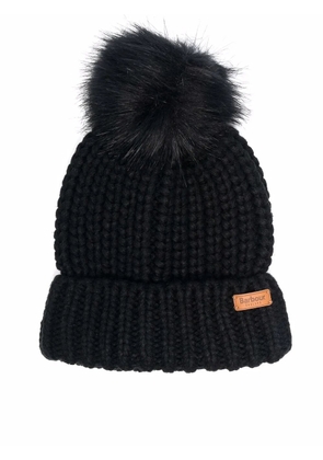 Barbour Saltburn chunky-knit beanie - Black
