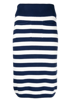 Kenzo Rock striped skirt - White