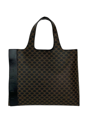 Celine Pre-Owned 2001 Macadam Coated Canvas tote bag - Black