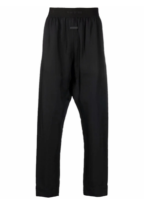 Fear Of God logo-waist drop-crotch trousers - Black