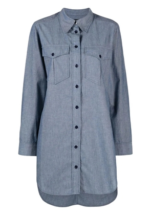 ISABEL MARANT Bridget chambray buttoned shirt dress - Blue