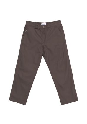 Stone Island logo-patch trousers - Grey