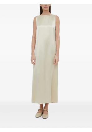 By Malene Birger sleeveless open-back maxi dress - Neutrals