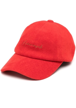 Goen.J Mademoiselle terry-cloth cap - Red