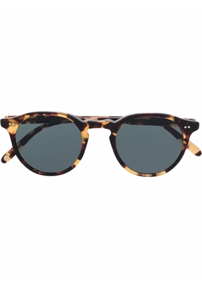 Garrett Leight Royce round sunglasses - Black