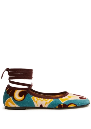 La DoubleJ Winter ballerina shoes - Blue