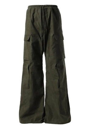 Readymade logo-embroidered cargo trousers - Green