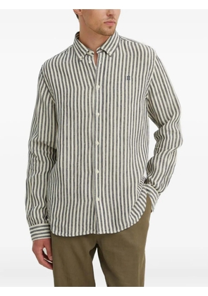 Les Deux striped-pattern shirt - Blue